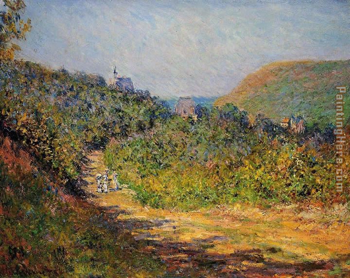 At Les Petit-Dalles painting - Claude Monet At Les Petit-Dalles art painting